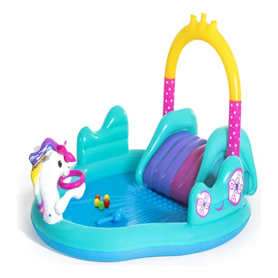 Centro De Juegos Unicornio Mágico 274x198x137cm - Bestway