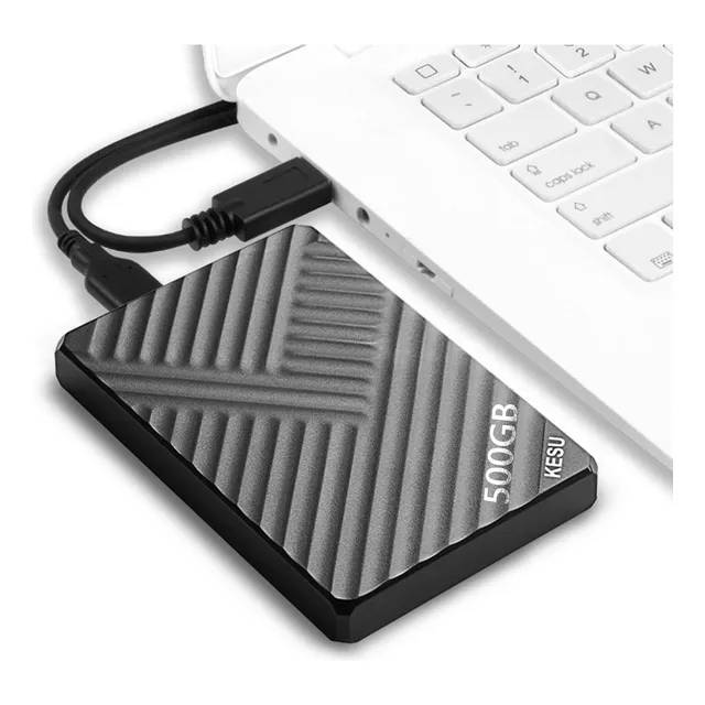 Disco Duro Externo 500gb Usb 3.0 Portatil Color Negro