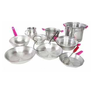 2 Juegos De Cocina Con Ollas De Juguete De Aluminio 2 Juegos De Cocina Con Ollas De Juguete De Aluminio