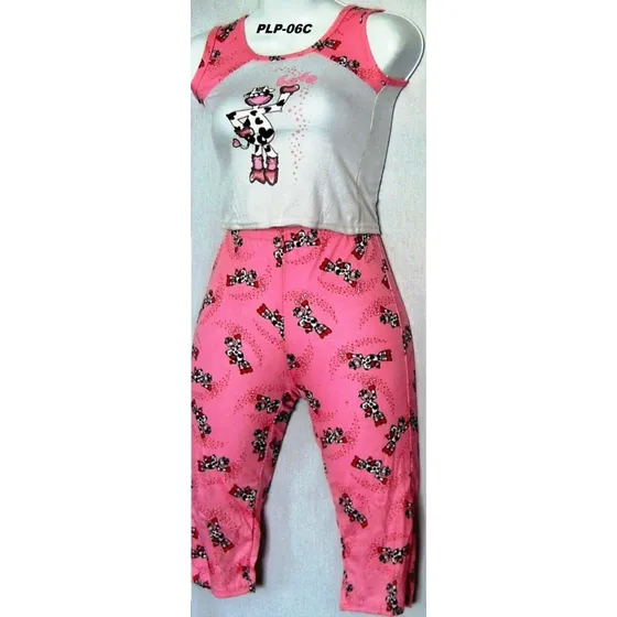 Ropa Dormir Pijamas Niñas Pantalón Largo Franela Tiritas