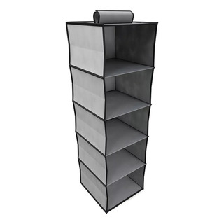 Organizador Multiuso 5 Divisórias Suspenso P/ Guarda Roupa Organizador Multiuso 5 Divisórias Suspenso P/ Guarda Roupa