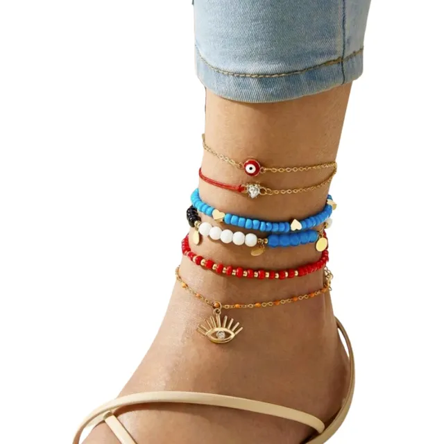 Pulsera Tobillera Para Damas Bisuteria 5228