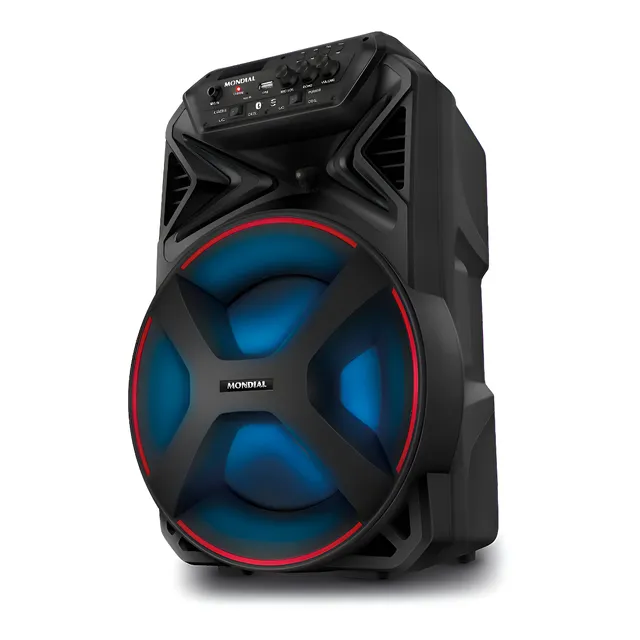 Caixa De Som Amplificada Bluetooth 250w Cm250 Cor Preto Mondial