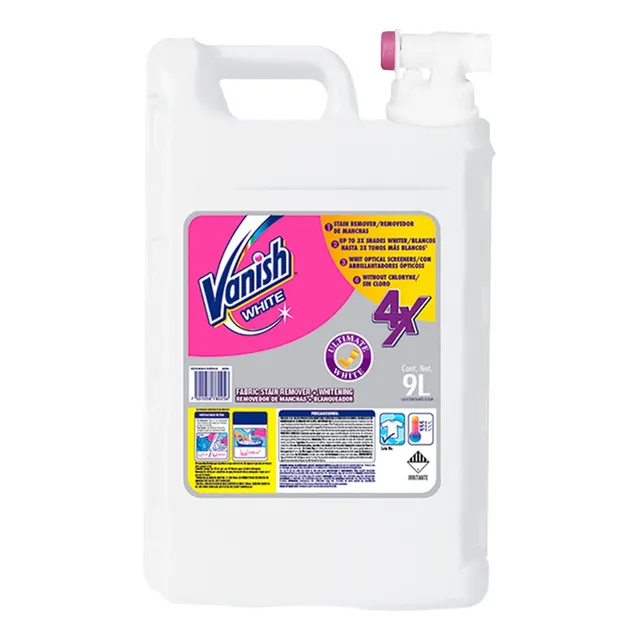 Quitamanchas Blanqueador Vanish White 4X 9 Litros