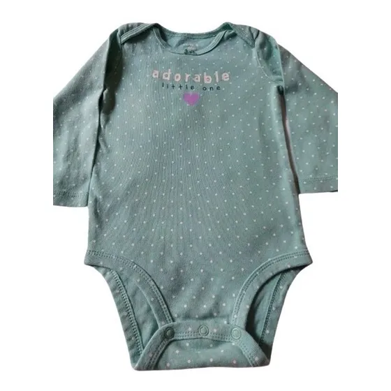 Body Talla 18 M Manga Larga Para Bebé Niña. Marca: Carter's 