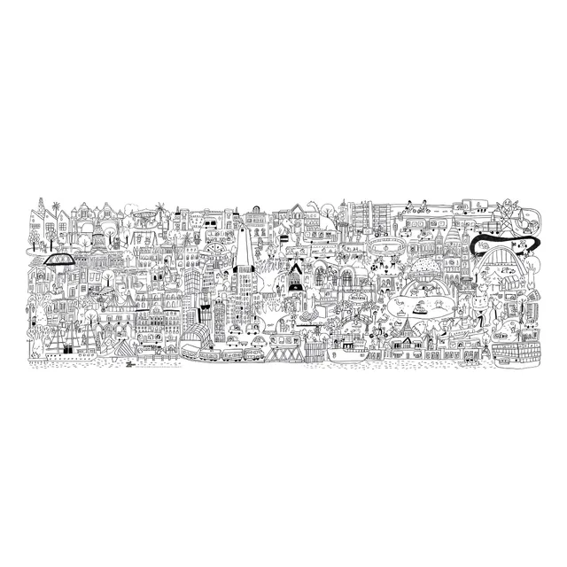 Láminas Mural Para Pintar - Varios Motivos - Mil Mundos 