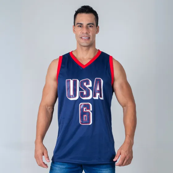 Regata Camiseta Basquete Treino Masculino