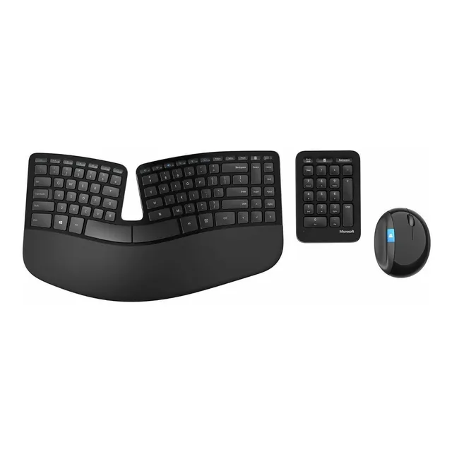 Combo Teclado Mouse Ergonomico Escritorio L5 00003