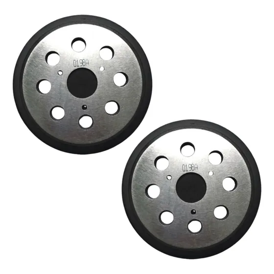 Kit 2 Bases Almofadas Velcro Lixadeira Dewalt D26451 Dw421