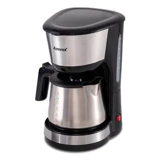 Cafeteira Elétrica Amvox Acf 927 30xic 10min Jarra Inox Cor Preto Cafeteira Elétrica Amvox Acf 927 30xic 10min Jarra Inox Cor Preto