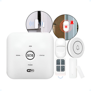 Kit De Alarme Residencial Sensor Presença Smart Wifi Central Kit De Alarme Residencial Sensor Presença Smart Wifi Central