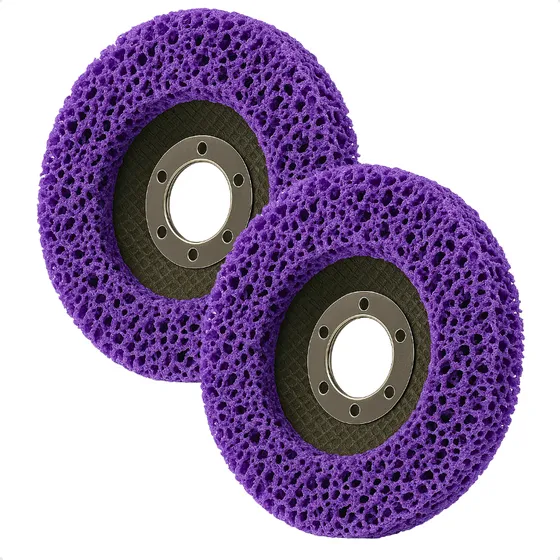 02 Disco De Limpeza Flap Strip Disc Polidor Removedor Verniz Tinta Casa Panta