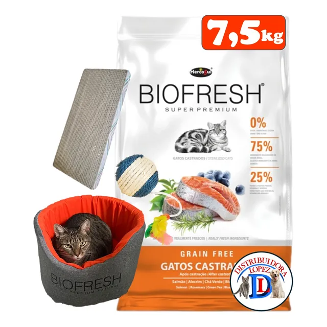 Biofresh Gato Adulto Castrado 7.5 Kg + Regalo
