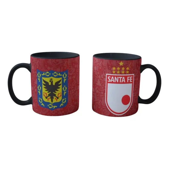 Mug Magico Del Club Independiente Santa Fe Bogotá León Fpc