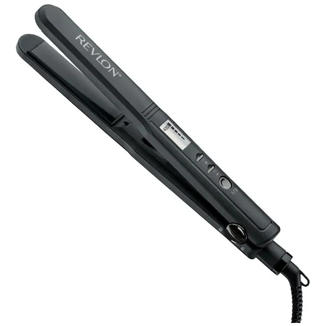 Plancha de cabello Revlon RVST2082 Perfect Heat Digital Placas Cerámica 1 Pulgada negra 127V