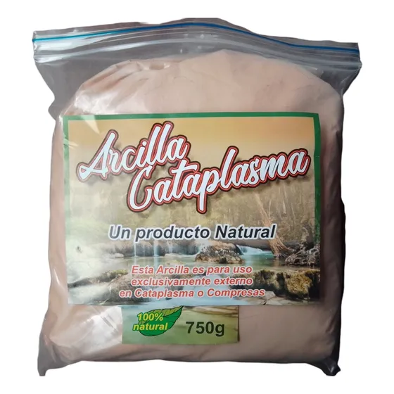 Arcilla 750gr Pura, Ideal Para Curar La P - g a $23