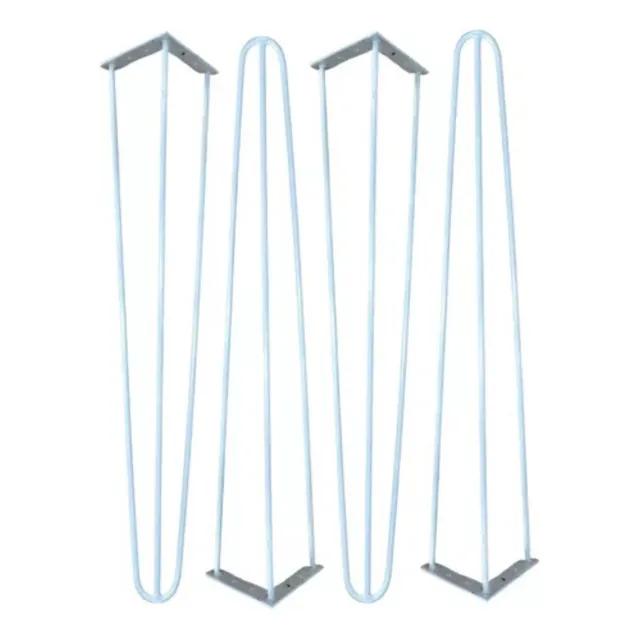 4 Pé Hairpin Leg 65cm Triplo (8mm) Colorido Pés De Mesa 5/16