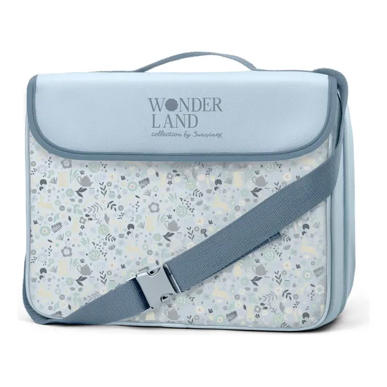 Silla De Comer Portátil Suavinex Color Azul Acero Wonderland