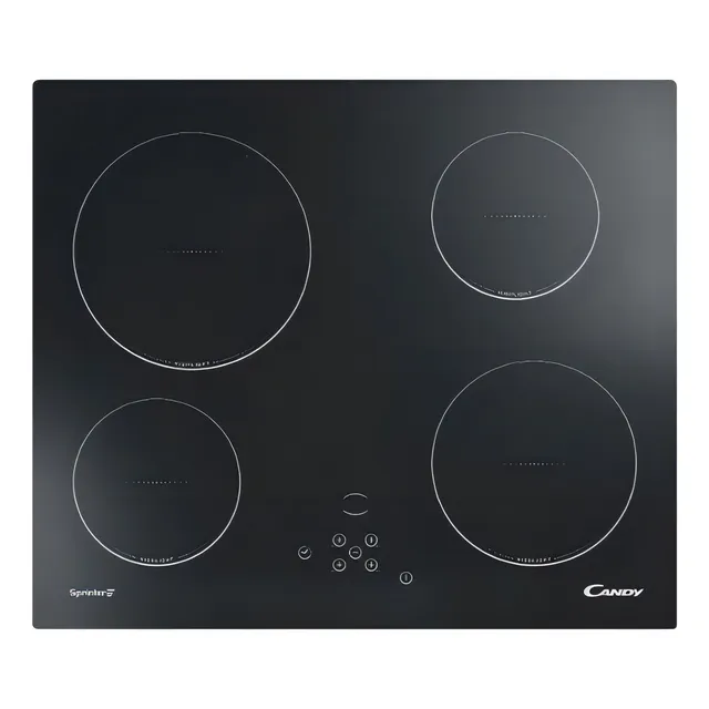Anafe eléctrico Candy CH 64C color negro 4 hornallas