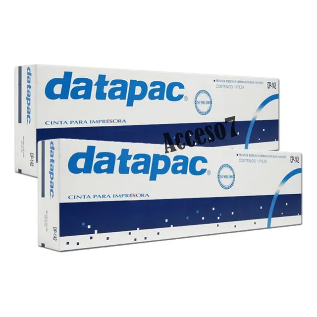 2 Cintas Datapac Dp-142 Negro Compatible Con Epson Fx-890 Y Lq-590 Factura