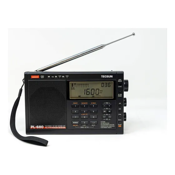 Rádio Fm Digital Portátil Tecsun Pl-680 Estéreo/am/sw/ssb