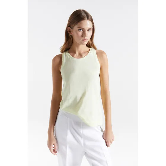 Musculosa Escote Redondo Algodón Pima Mujer Desiderata
