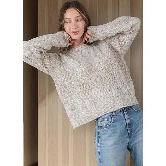 Sweater Premium Amelia De Lana Frizada Gu11143 Arizona