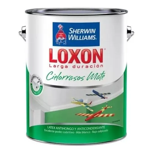 Sherwin Williams Loxon Latex Baños Y Cocinas Antohongo X 4