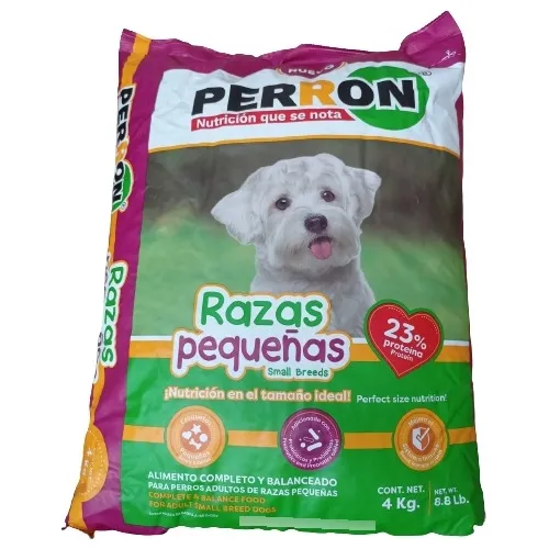 Alimento Perro Croquetas Perron Adulto Razas Pequeñas 4 Kg