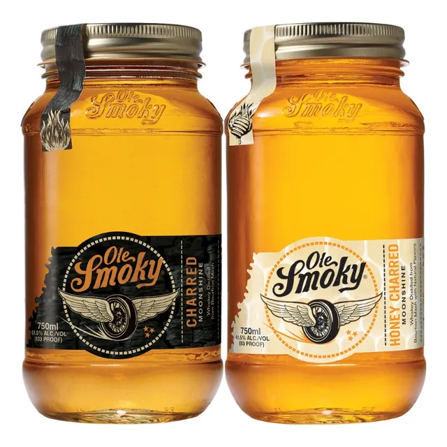 Ole Smoky Charred 750 Ml + Ole Smoky Honey-charred 750ml