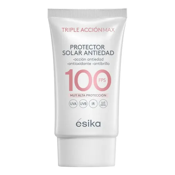 Protector Solar Antiedad 100fps Triple Acción Max 40ml.esika