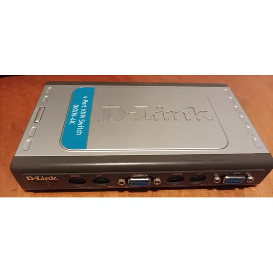 Switch Kvm 4 Puertos Ps2 - D-link Dkvm-4k