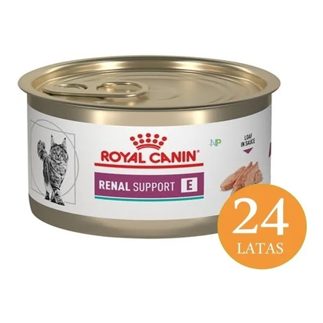 24 X Lata Royal Canin Gato Renal 145gr. Np