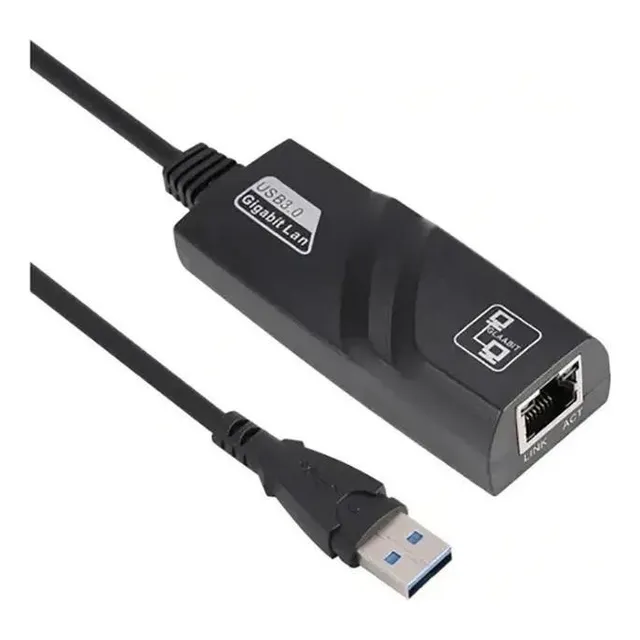 Adaptador Usb 3.0 Rj45 Ethernet Rede 1000 Mbps Gigabit Lan