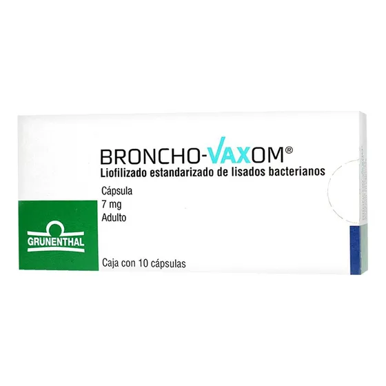 Broncho-vaxom Adulto Cápsulas 7 Mg, 10 Cápsulas