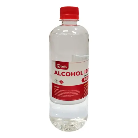 Alcohol Isopropílico 500cc Utek 99.9% Pureza