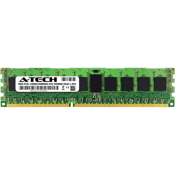 Ddr3 8gb 2rx8 Pc3l-12800r 1600 Mhz Ecc Rdimm Dell Precision