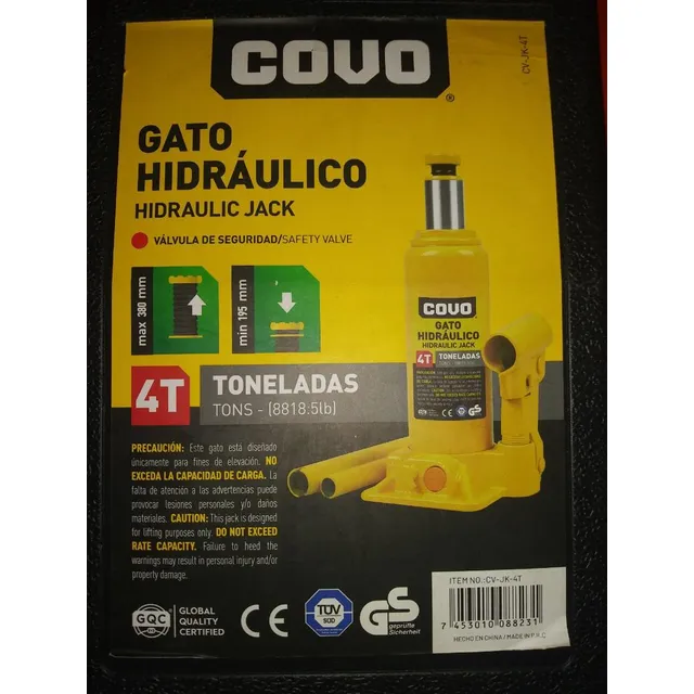 Gato Botella De 4 Toneladas Marca Covo Nuevo