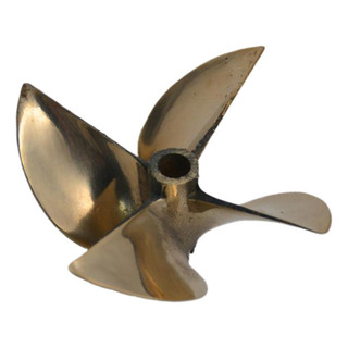- Hélice Esquerda De Bronze De 4 Pás Para Barco De Cobre - Hélice Esquerda De Bronze De 4 Pás Para Barco De Cobre