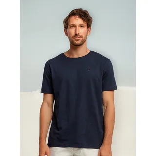 Camiseta Tommy Hilfiger Masculina Essential Azul Marinho Camiseta Tommy Hilfiger Masculina Essential Azul Marinho