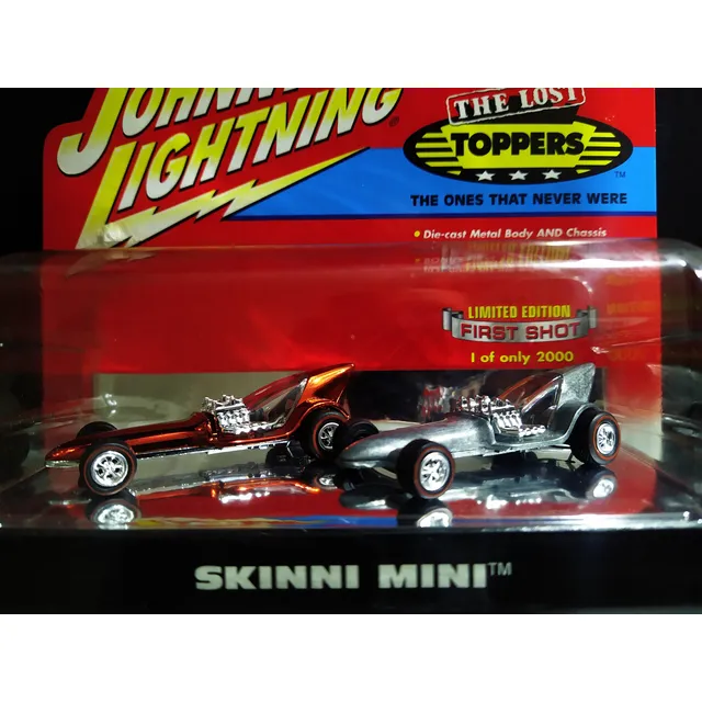 Carrito Johnny Lightning Skinni Mini Blister X 2 Piezas