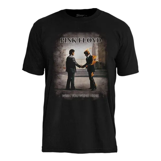 Camiseta Pink Floyd Wish You Were Here Stamp Ts 1468