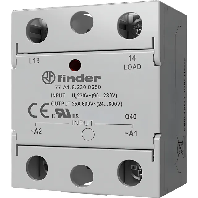 77.a1.8.230.8250 Rele Ssr (90..280v Ac) 1na 24...280c Ac 25a