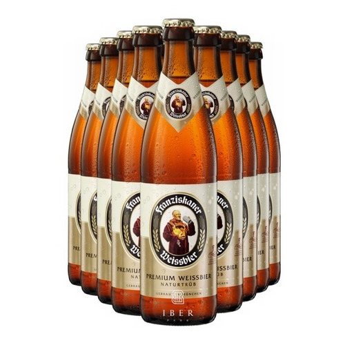 Cerveza Franziskaner  Premium Weissbier 500 Ml X 20 Botellas