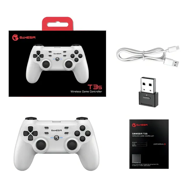Joystick Gamesir T3s Dual Mode Bluetooth Color Blanco