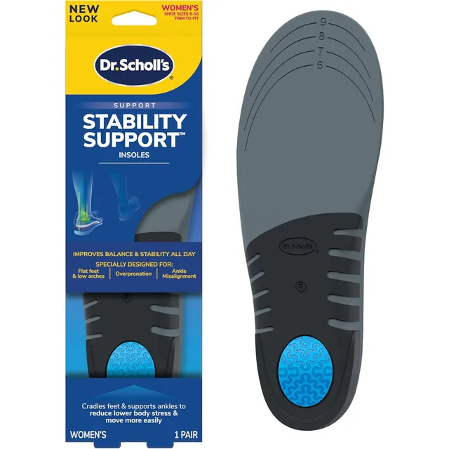 Plantillas Para Dama Dr. Scholl's Estabilidad Arco Pie Plano