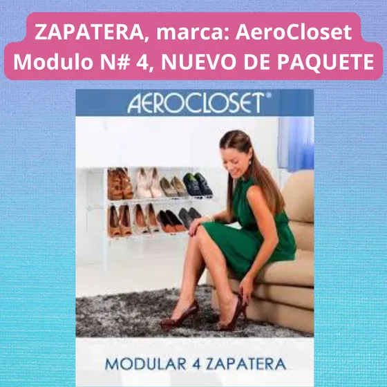 Zapatera, Marca Aerocloset Modulo N# 4. Nuevo De Paquete