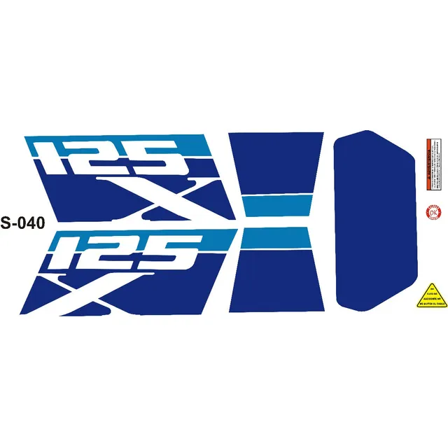 Calcomania Suzuki Ts X 125