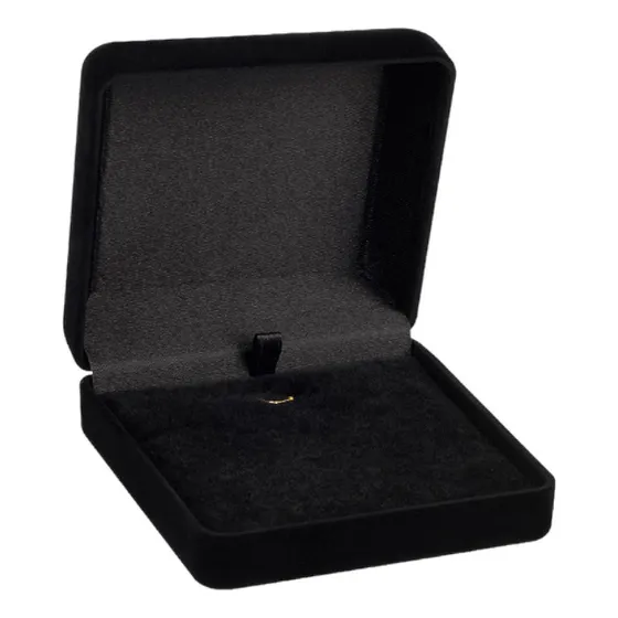 Estojo Linha Veludo - Estojo Medalha Colar Universal Preto