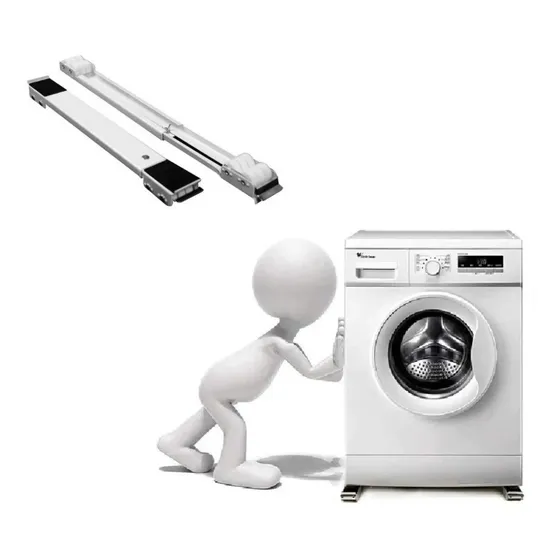 Base Telescopica C/ruedas Refrigerador Cocina Lavadora 300kg